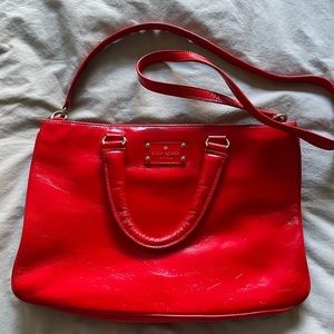 Kate Spade Bright Red Handbag